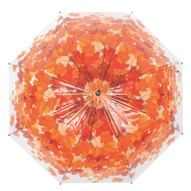 Deštník, podzimní listí