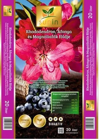 Sunin, substrát rododendrony a borůvky 20 litrů