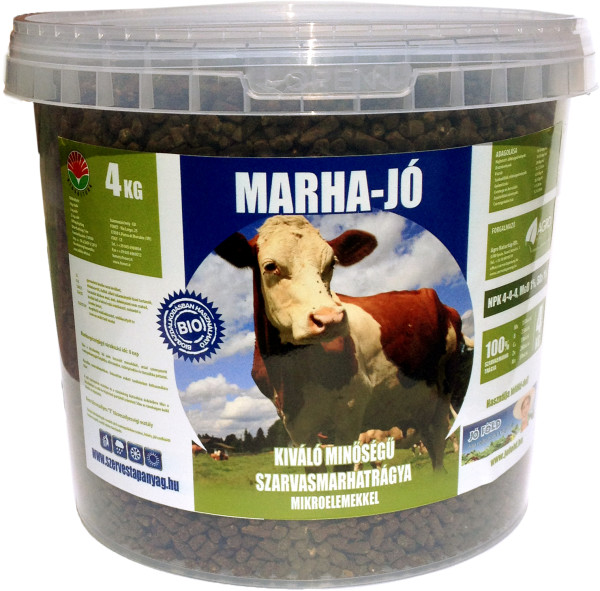Granulované organické hnojivo Marha-Jó