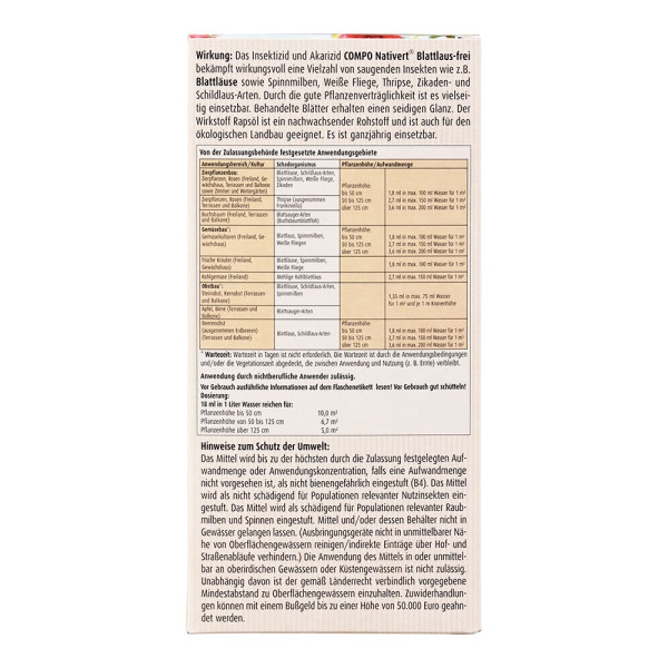 COMPO Nativert® proti mšicím