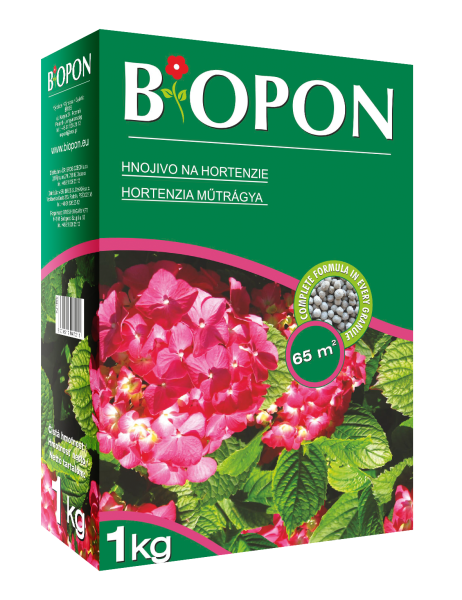 Biopon, hnojivo na hortenzie