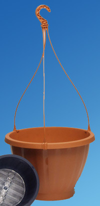 Záv. květináč 35cm, terracotta