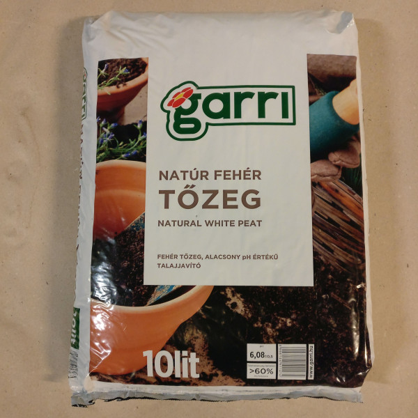 Garri rašelina 10 l