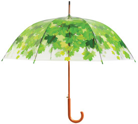 Deštník s motivem listů
