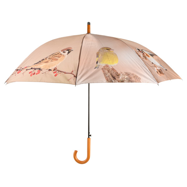 Deštník s motivem ptáků