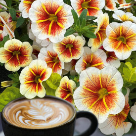 Petúnie Cappuccino